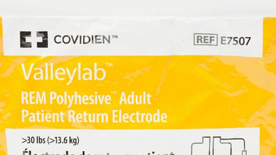 Covidien E7507DB Valleylab REM Polyhesive Adult Patient Return Electrode  >30lbs